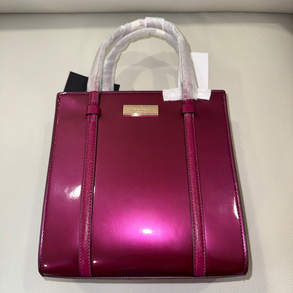 Kate Spade New York KENZIE SMALL TOTE Dark Raspberry - Picture 9 of 10